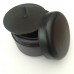 150ml Frosted (Matt) Black double walled Turtle Container with Screw top and inner lid